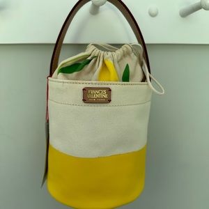 Frances Valentine Small paint dipped bucket bag